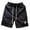 Black, variant on MIUOWANP Men's Casual Stretch Waist Shorts with Multi Pockets Solid Color Loose Fit Cargo Shorts Size 36(US Size 10)Khaki