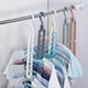 Multi-fonctionnel 9 Trous Vêtements Cintre Jupe T-shirts Manteau Séchage Hangar Rack Rangement Organisateur Espace-Économie pour Garde-Robe – image 2 sur 5