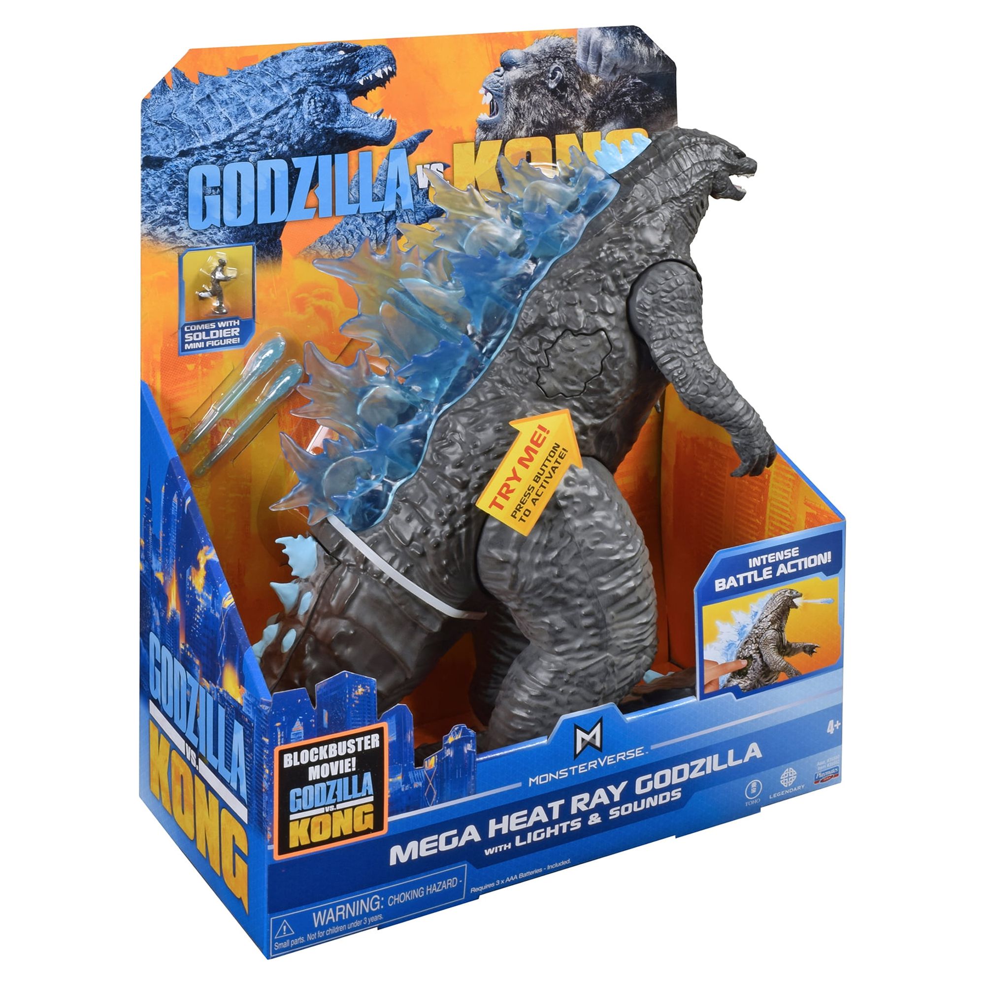 Godzilla vs Kong 13" Mega Godzilla Figure with Lights & Sounds - image 4 of 7