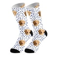 thumbnail image 3 of Stockings For Adults Funny Animal Print Bone Design Comfortable Stretchable Stockings Stocking For Home And Leisure 5PCS, 3 of 8