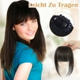 thumbnail image 1 of Clip de flequillo de cabello humano real Vogacara aspecto natural y de Moda Experiencia natural, 1 of 6
