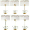 Kate Aspen Tea Time Whimsy Teapot and Teacup Place Card Holders, (6 Set of 6, 36 Pieces), Place Cards Included
