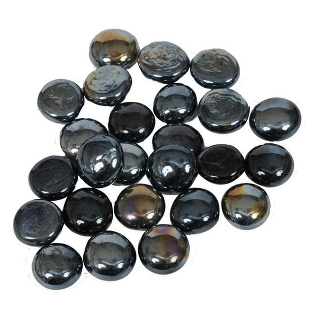 Perles de Feu de 0,75 Po, Noir Iridescent
