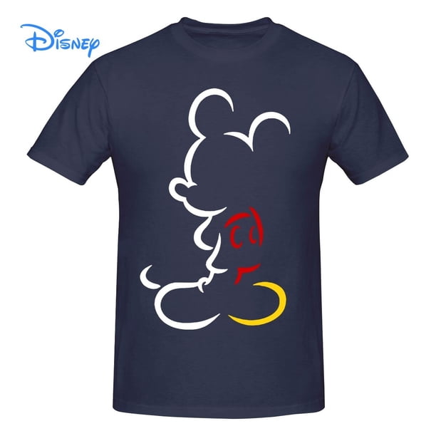 Mickey Mouse T shirt Harajuku Short Sleeve Disney T-shirt 100% Cotton Graphics Tshirt Brands Tee Top6XL Gao Jinjia LED