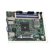 AsRock Rack B550D4ID-2L2T Deep mini-ITX Server Motherboard AMD Ryzen 5000 Series AM4 (PGA 1331) B550 Dual 1GbE+10GbE