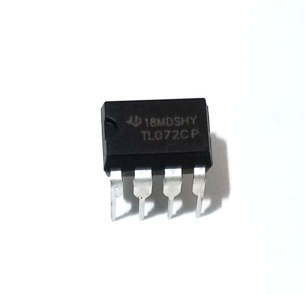 Texas Instruments TL072CP TL072 Low Noise JFET Dual Op-Amp DIP-8 (Pack of 5)