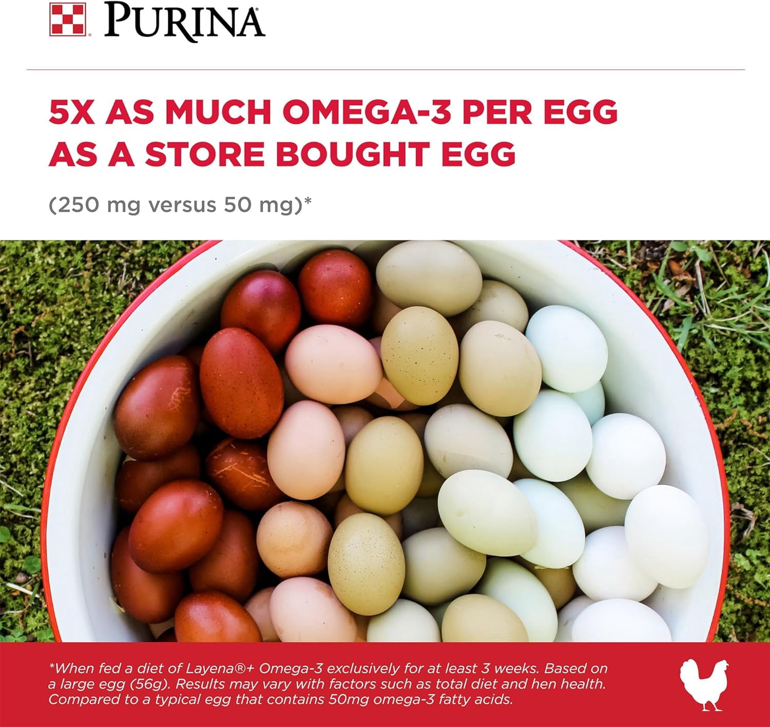 Purina Animal Nutrition (C)Layena+ Omega-3 Pellets 10LB(4)