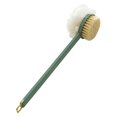 thumbnail image 2 of Qnjujn Bath Brush, Long Handle Back Scrubber with Soft Nylon Bristles & Bath Ball, Exfoliating Shower Brush with Hanging Loop, PP+TPR Body Wash Brush for Shoulders Back Feet Bathroom Accessories, 2 of 5