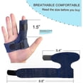 thumbnail image 4 of Finger Brace, Trigger Finger Splint For Index Middle Ring Pinky Finger Arthritis Pain, Tendon Injury, Broken Mallet Finger Stabilizer Supports, 4 of 4