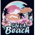 thumbnail image 2 of Women's Peppa Pig Life's a Beach  Graphic T-Shirt, 2 of 4