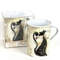 thumbnail image 2 of Set of 2 Porcelain Cat Mug, 2 of 2