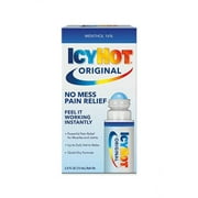 Icy Hot Medicated Pain Relief Liquid with No Mess Applicator, Maximum Strength, 2.5 fl. oz.