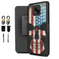 thumbnail image 1 of Value Pack ! for Motorola Moto G Power 2021 (NOT FIT 2020 Version) with Tempered Glass Phone Case 360° Cover Clip Kickstand Holster Hybrid Shock Bumper, 1 of 4