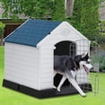 thumbnail image 4 of Casa Para Perro Q Perrón Raza Grande Con Puerta Color Azul, 4 of 8