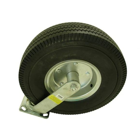 Gravel Tuff 12 in. Swivel Flat Free Caster