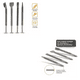 thumbnail image 3 of Kit Cincel Taladro Rotomartillo Concreto Gurbia 25 cm 4pz Plata BLOOSOM, 3 of 4