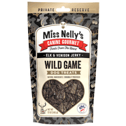 Miss Nelly's - Heart of The Wild – All Natural Elk & Venison Jerky Dog Treats - Made in USA Only - Minimally Processed Real Meat Treats - 12 oz