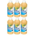 thumbnail image 2 of Crayola Washable Paint, Peach, 16 Oz, Set Of 6 Bottles, 2 of 2