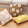 thumbnail image 5 of Unique Bargains Pack of 2 Floral Decorative Throw Pillow Covers for Home 18" x 18" Blue, 5 of 7