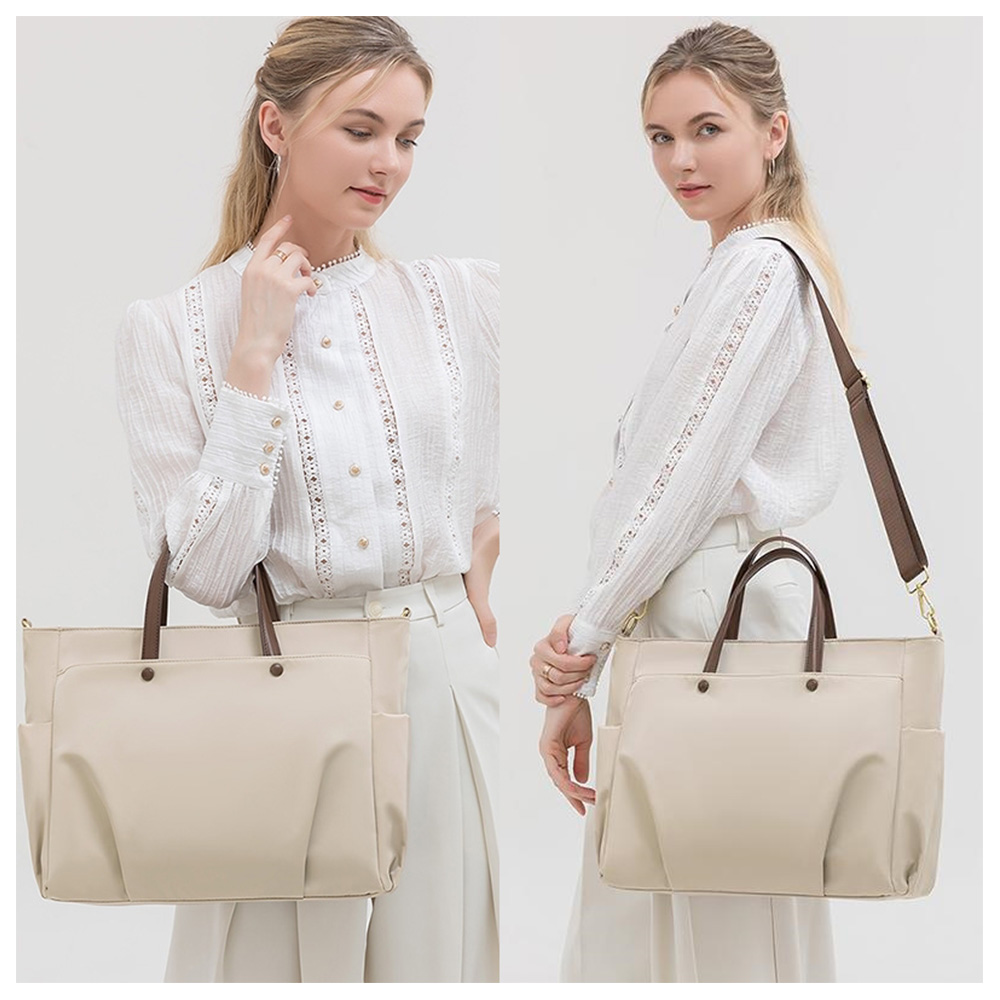 Professional Women Shoulder Bag Business Laptop Messenger Bag For Work Durable Nylon Material Water Resistant Computer Bag for Commuters