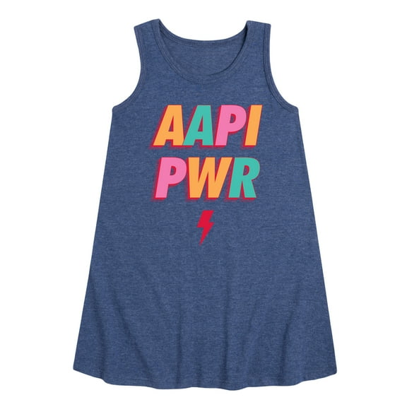 Instant Message - AAPI Power - Toddler and Youth Girls A-line Dress