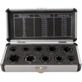 thumbnail image 1 of HAHDAXIA 10 Pcs Short Profile Bolt Extractor Set, Screw Bolt Nut Removal Extractor Socket Tool Kit, 9-19mm Metric Nut Remover Tool Set with Aluminium Carrying Case, 1 of 7