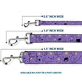 thumbnail image 3 of Cartoon Network Pet Leash, Dog Leash, Adventure Time Lumpy Space Princess Expressions Lavender, 4 Feet Long 1.0 Inch Wide, 3 of 6