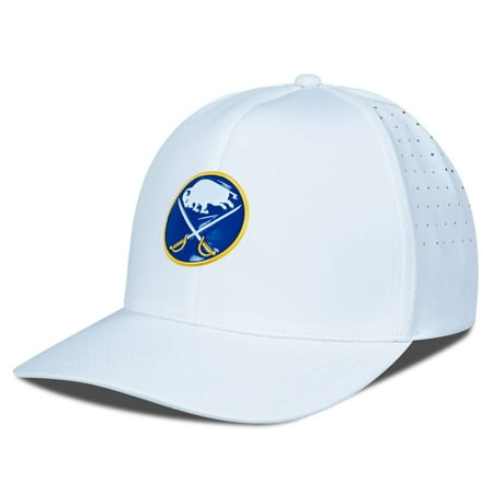 Men s Levelwear White Buffalo Sabres Zeta Flex Hat