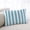 Cyan, variant on Teal Striped King Pillow Covers, Simple Art Vertical Stripe Farmhouse Soft Breathable Throw Pillow Cases with Invisible Zipper, Decorative Pillowcase Pillows Protectors for Sofa Bed Couch 20"x36"