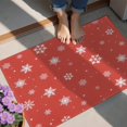 thumbnail image 4 of Red Christmas Snowflake Pattern Door Rugs,Washable Non Slip Door Mats Indoor,Decorative Door Mats,Entry Mat Indoor for Entrance,Bedroom,Kitchen,Bathroom,20"x32", 4 of 6