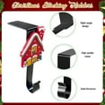 thumbnail image 3 of Percha para corona navideña para puerta de entrada: percha para corona sobre la puerta con patrón de Papá Noel, 3 of 5