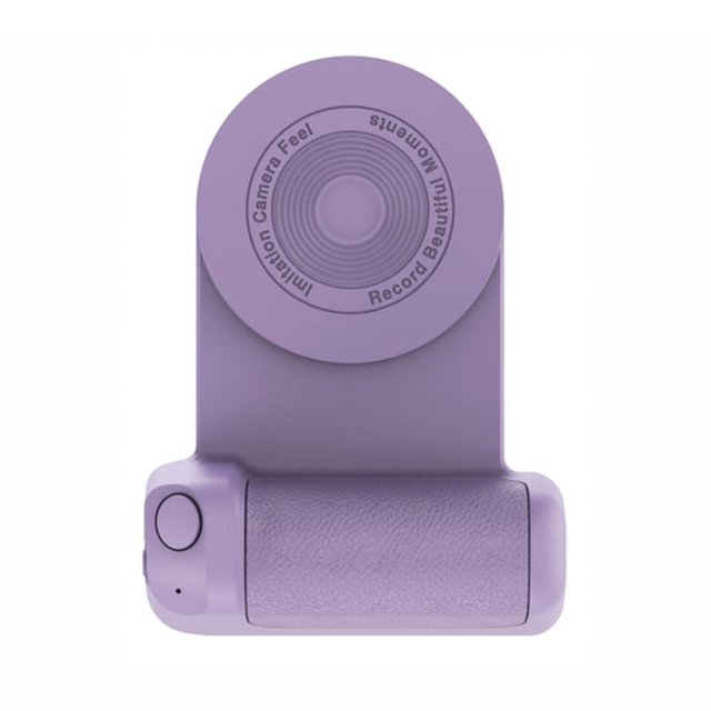 Soporte magnético para cámara con mango Bluetooth, soporte para fotos con mango magnético, soporte estabilizador Bluetooth con agarre para selfies para teléfono inteligente para amantes de los selfies