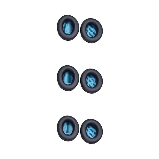 Almohadillas para auriculares Injueey 2 piezas Negro para QuietComfort 35/35 II/25/15 AE2