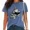 D-Blue, variant on UNISHE Womens Acid Wash Vintage T-Shirts Reading Raven Crow Graphic Tees Casual Short Sleeve treetwear Tops Green, M