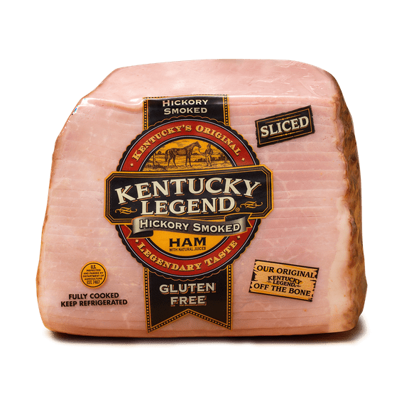 Kentucky Legend Boneless Quarter Sliced Hickory Smoked Ham, Gluten-Free, 15 Grams Protein per Serving