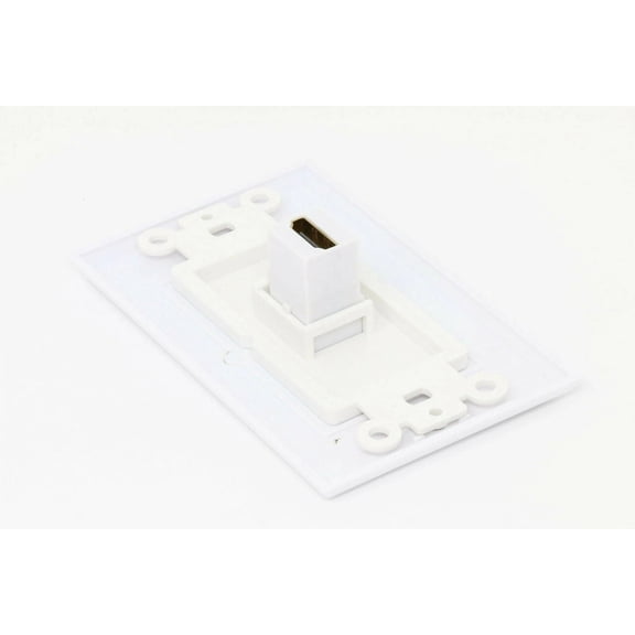 Ultra Spec Cables - 1 Port HDMI 2.0 Keystone Wall Plate Decorative