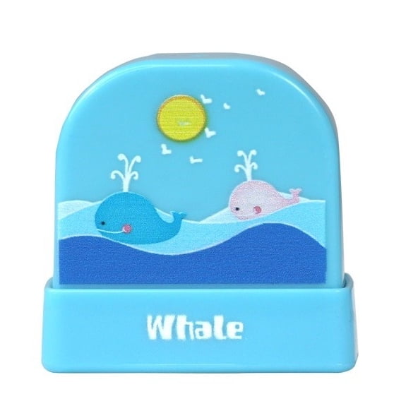 【Free ink】Sello De Nombre Personalizado De Unicornio De Dibujos Animados Para Ropa Personalizada Para Bebé Estudiante Capítulo Para Niños Lindo