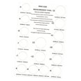 thumbnail image 4 of Tarjeta de medición del tamaño del anillo, dispositivo de medición de anillos, medidor de anillos de joyería reutilizable para niños, niñas, anillo de Nuestro tamaño, 4 of 8