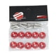 thumbnail image 3 of Arandelas para guardabarros M6 Strade Fareast Limited Kit de reparación del compartimiento del motor Rojo, 3 of 8