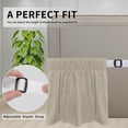 thumbnail image 3 of Falda de Cama Easy-Going para Cama Individual/Doble con Caída de 56 cm Beige, 3 of 7