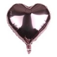 thumbnail image 1 of Globo de empuje de película de aluminio monocromática, versión ligera en forma de corazón de 18 pulgadas, decoración para fiesta, cumpleaños, Sala de bodas, Rosa en forma de corazón, 1 of 6