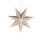 thumbnail image 1 of Wartleves Linterna de papel con forma de estrella, pantalla de papel con luz LED, pentagrama de papel 3D para Navidad, linterna de papel para fiestas, estrella hueca, 1 of 7