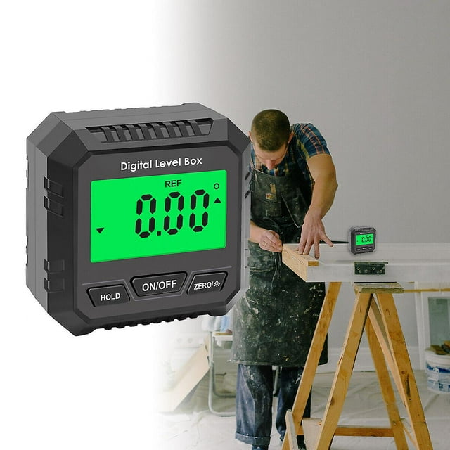 360° Magnetic Digital Protractor Angle Finder Gauge Inclinometer Level Meter
