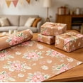 thumbnail image 6 of Festival Kraft Paper Gift Wrapping Paper Roll • Floral Watercolor Print • Thick Premium Wrap • Recyclable Party Gift Wrap Ideal For Weddings, Birthday, Holiday Gifts, 6 of 7
