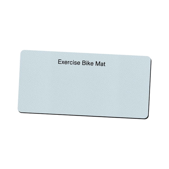 Siruishop Stationary Bike Mat Floor Protection Indoor Non Slip 6mm Thick Treadmill Mat 1PC