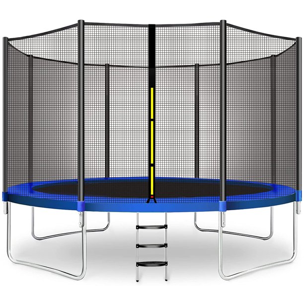 Doufit 10FT Trampoline Jump Recreational Backyard Trampolines Weight