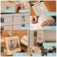thumbnail image 4 of Papel térmico blanco T02, adhesivo de 10 años, 53 mm x 3,5 m, para diario, foto, texto, notas de estudio y más, 3 rollos, 4 of 5