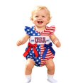thumbnail image 2 of Toddler Kids Girls T Shirts Short Sleeve Denim Shorts Bottoms Casual Casual Summer Tees 6-12 Months, 2 of 4