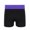 A Purple&Black, variant on MSemis Girls Kids Gymnastics Dance Sports Booty Shorts Running Yoga Workout Stretchy Bottoms Sky Blue&Black 12