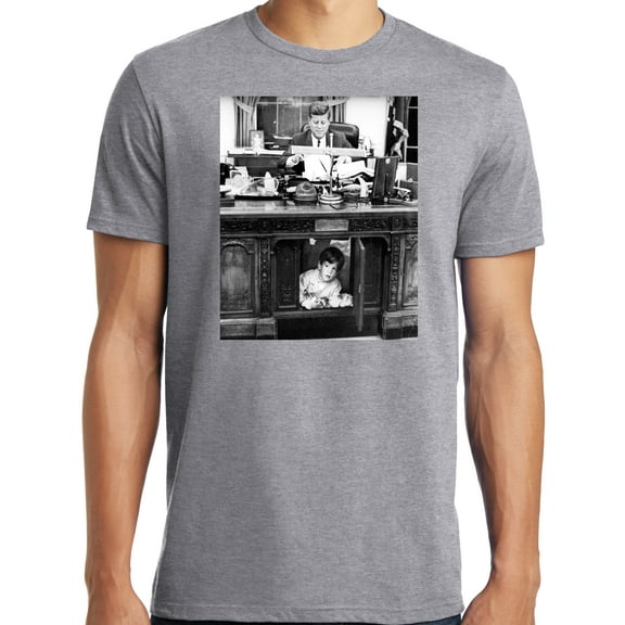 Big and Tall JFK and JFK Jr in the Oval Office